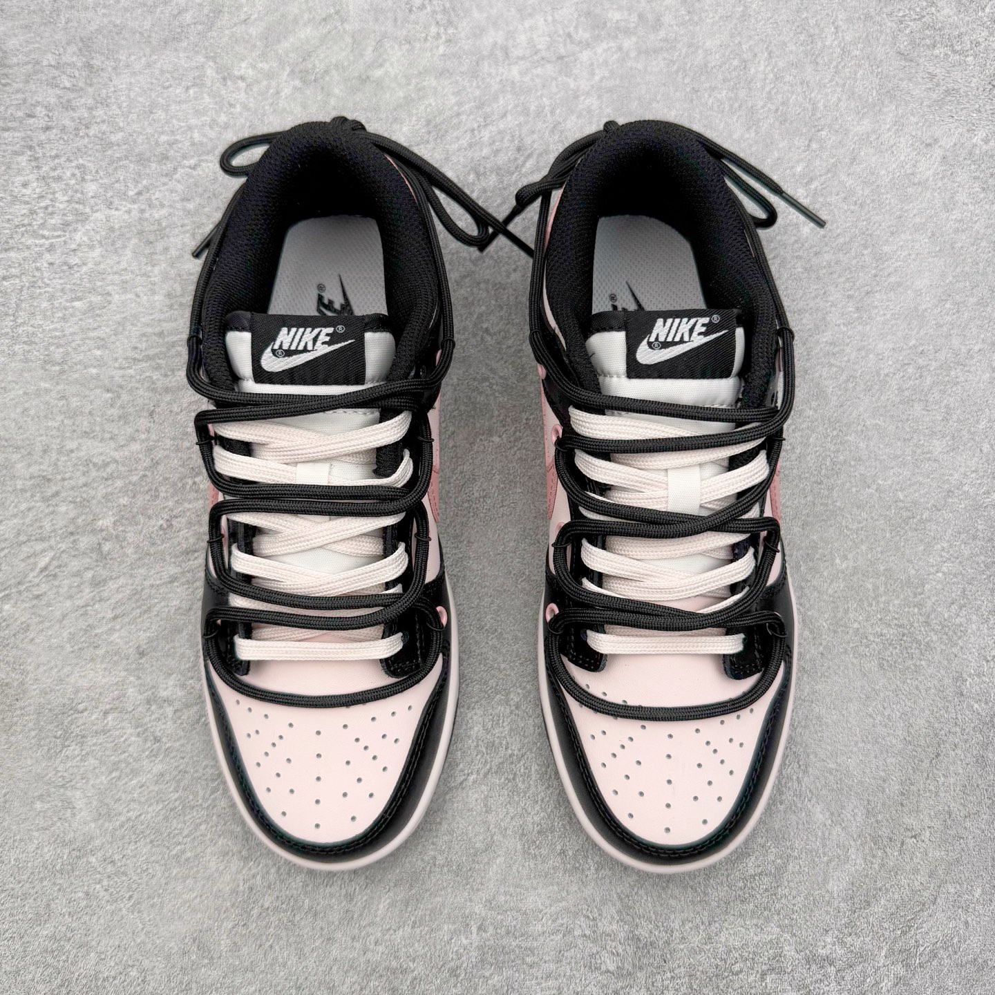 ナイキ Dunk Low インク ブラック ホワイト ピンク スウッシュ BP1120-059 詳細画像 2