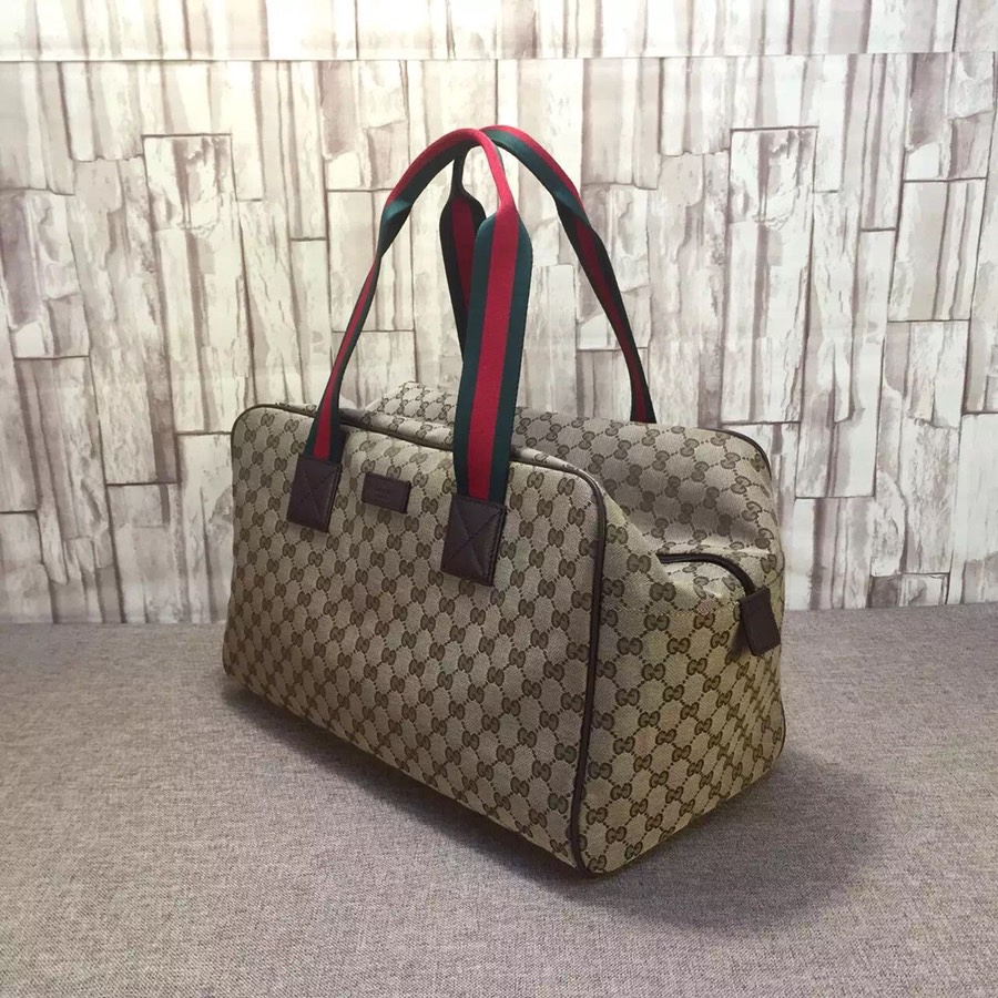 グッチ GGキャンバス トラベルバッグ ベージュ 詳細画像 2