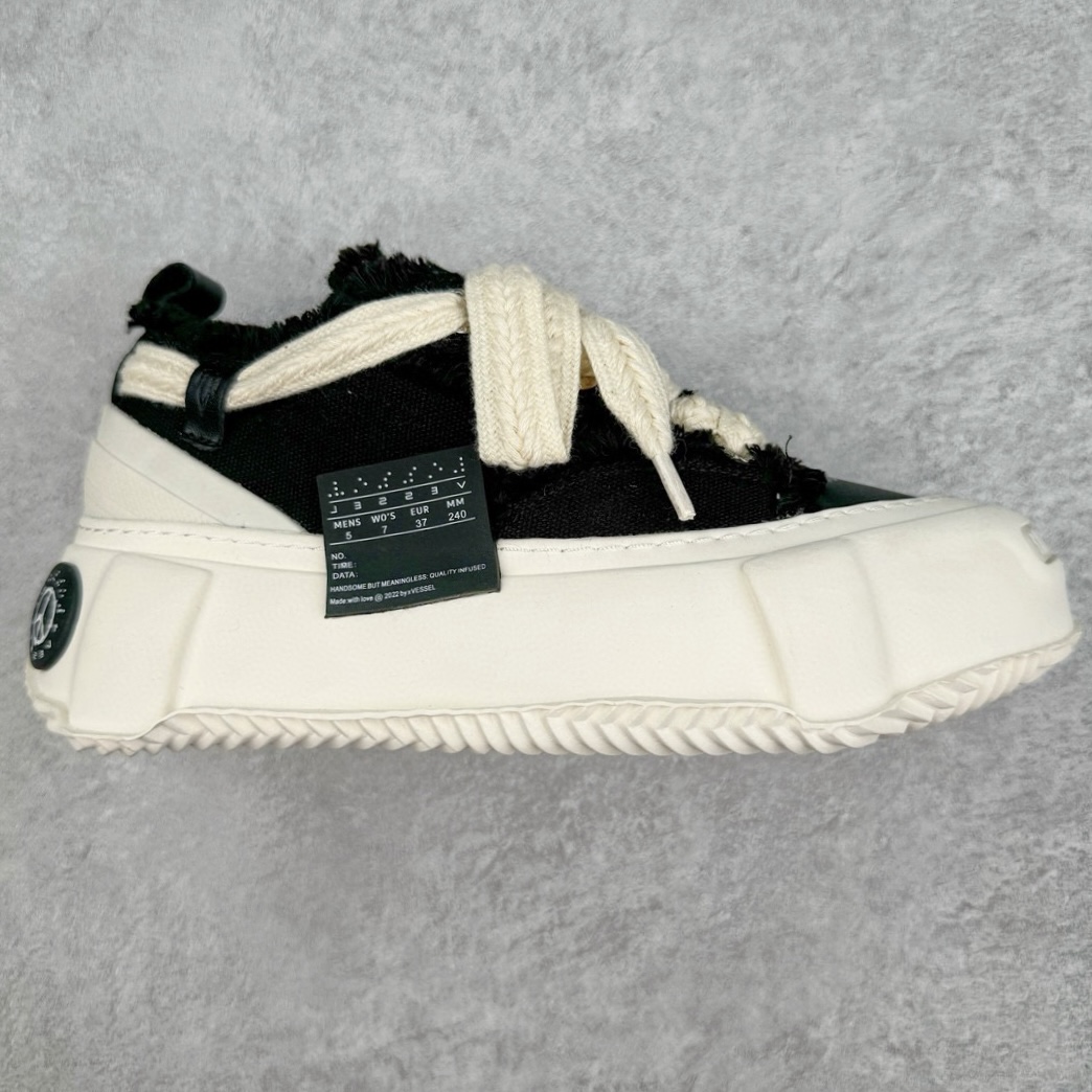 オフホワイト VESSEL G.O.P. 2.0 MARSHMALLOW Lows 2.0 スニーカー ブラック ホワイト Fby3936050 詳細画像 1