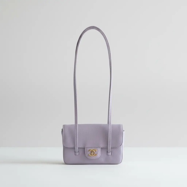 シャネル 26P Preppy Coco スモール フラップバッグ ラベンダー 5068S33