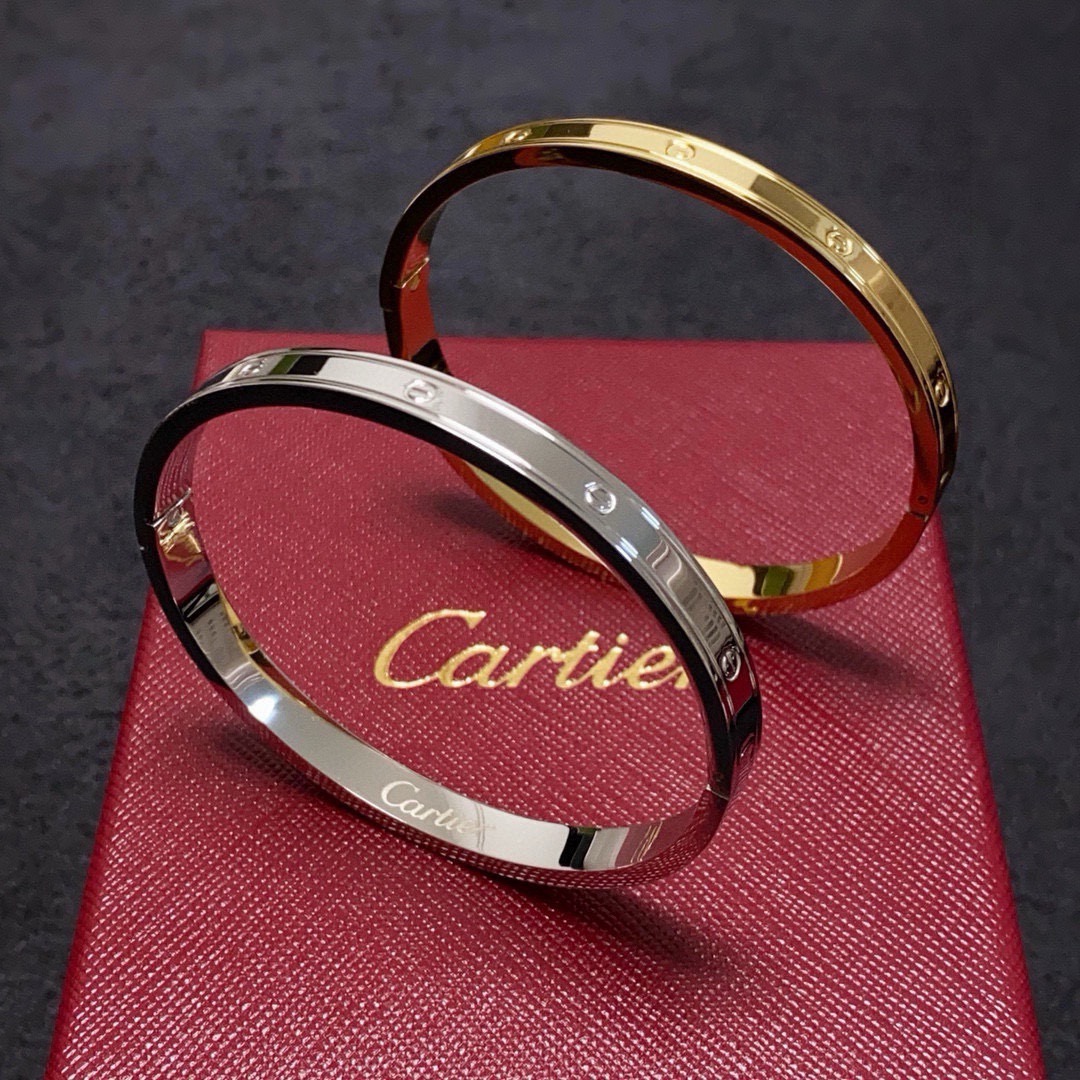 カルティエ スリムバングルブレスレット 詳細画像 1