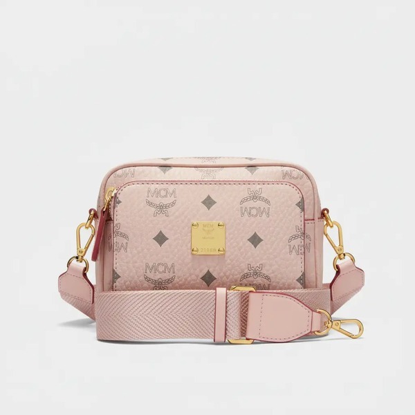 MCM ヴィセトス コーティングキャンバス カメラバッグ ピンク