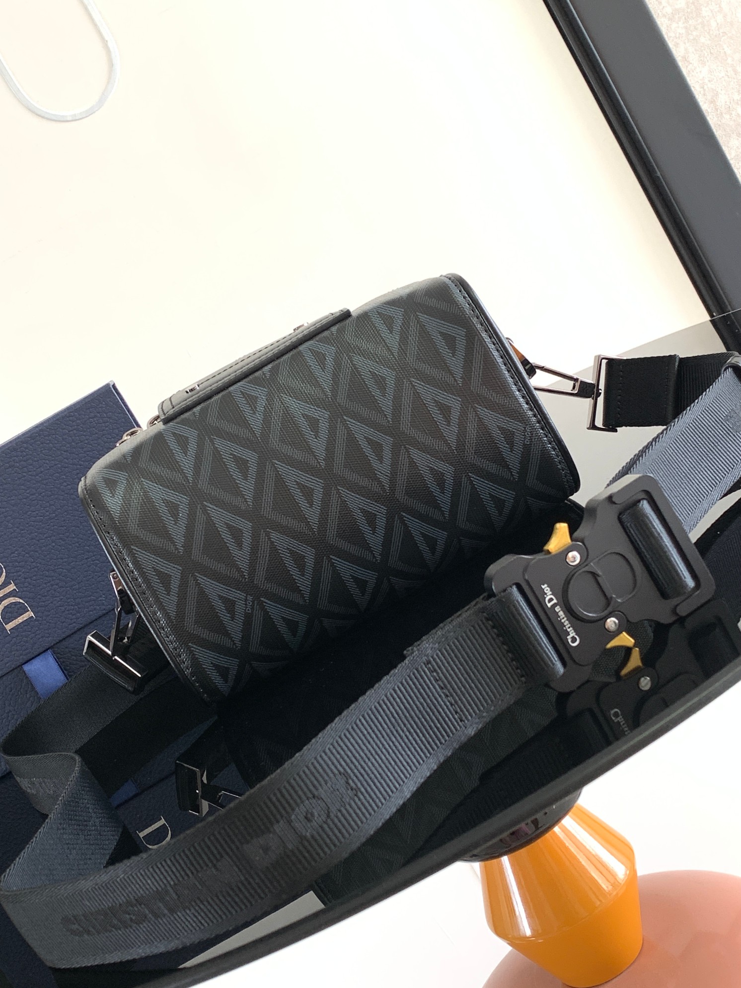 ディオール Lingot 22 バッグ ブラック 詳細画像 3
