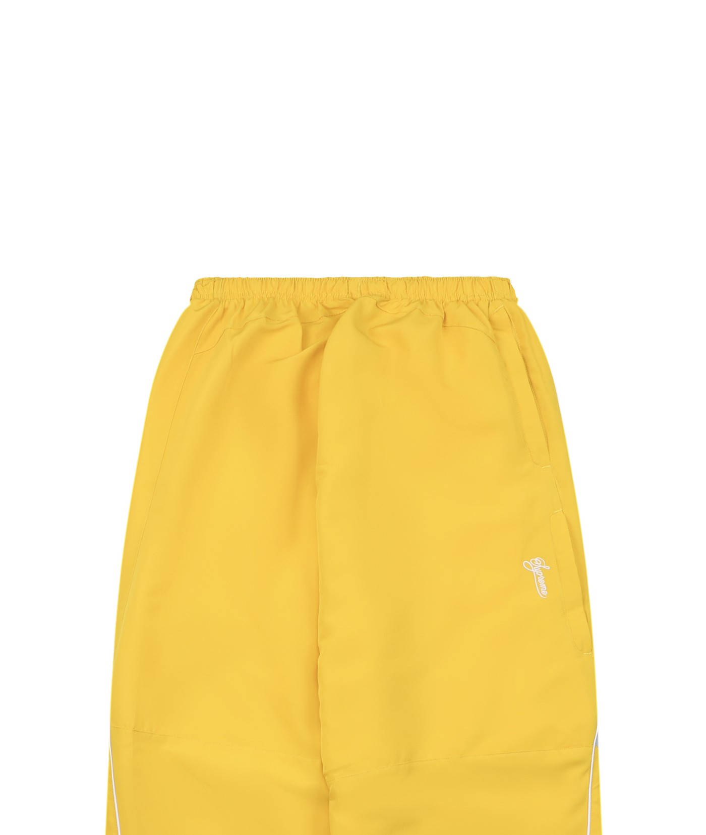 シュプリーム ナイキ Swoosh トラックパンツ イエロー 詳細画像 3