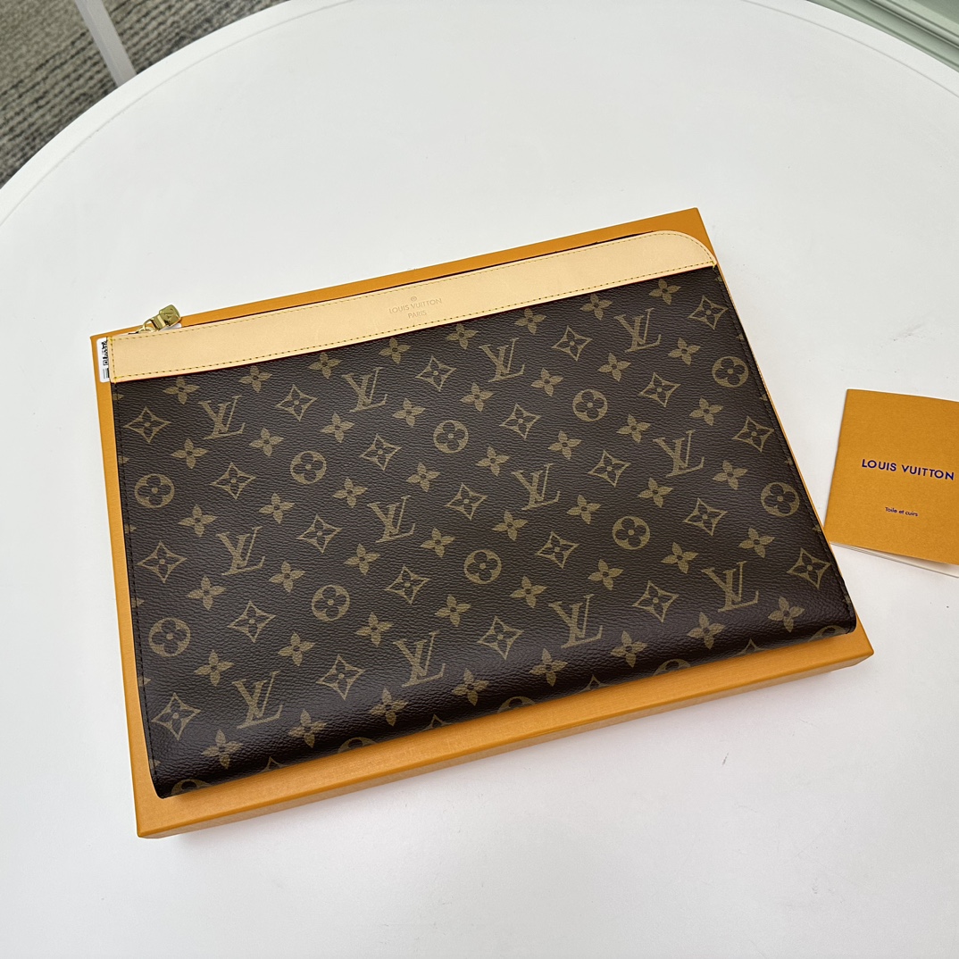 ルイ・ヴィトン Pochette Jour モノグラム クラッチバッグ 詳細画像 2