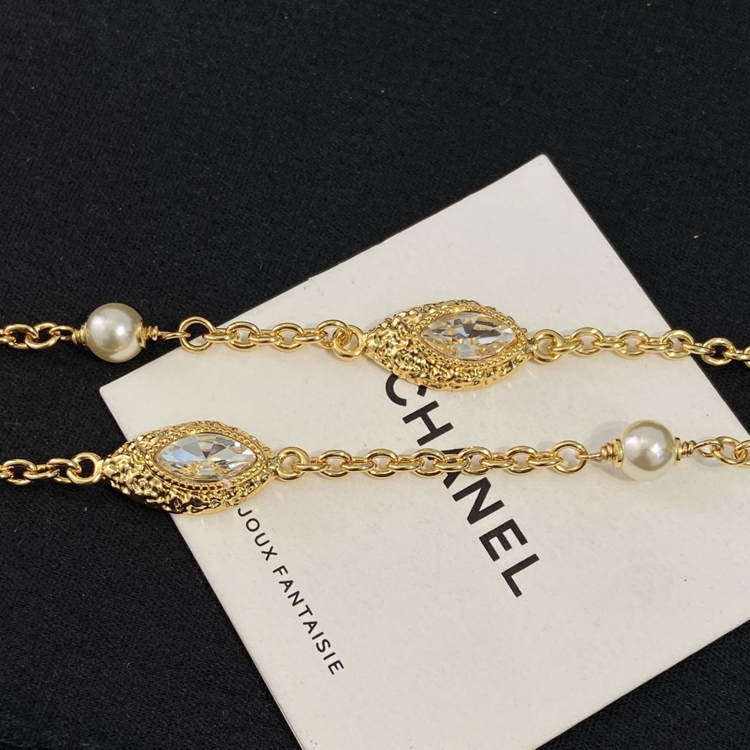 クロムハーツ ゴールド フラワーペタル ダブルレイヤー ネックレス ゴールド 詳細画像 3