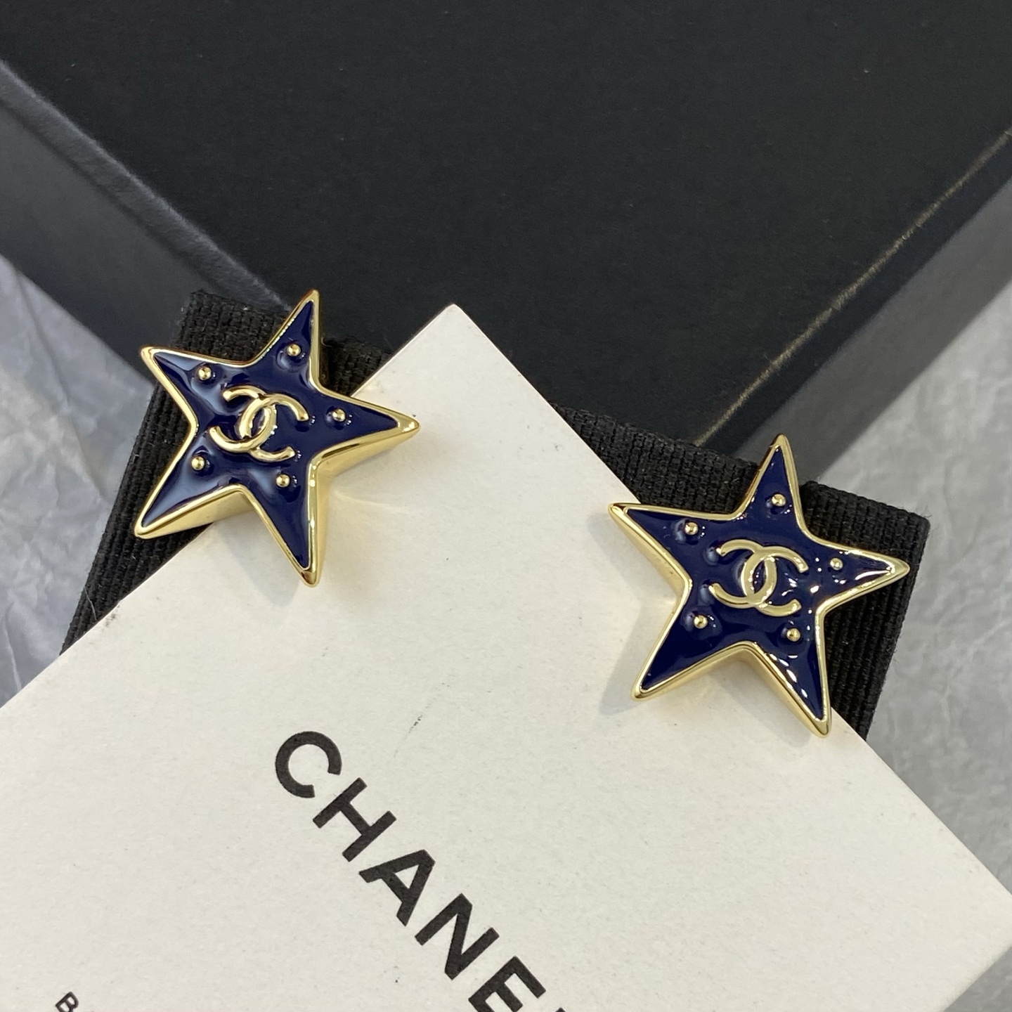 クロムハーツ 26S 五芒星 スタッドピアス ブルー 詳細画像 2