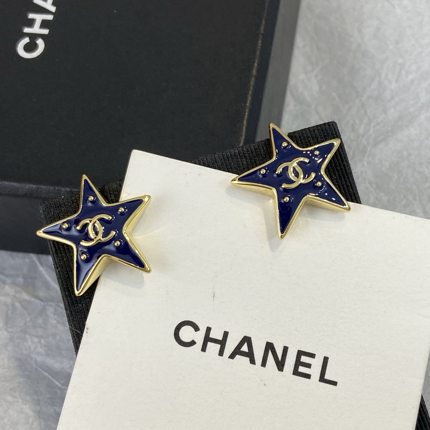 クロムハーツ 26S 五芒星 スタッドピアス ブルー 詳細画像 3