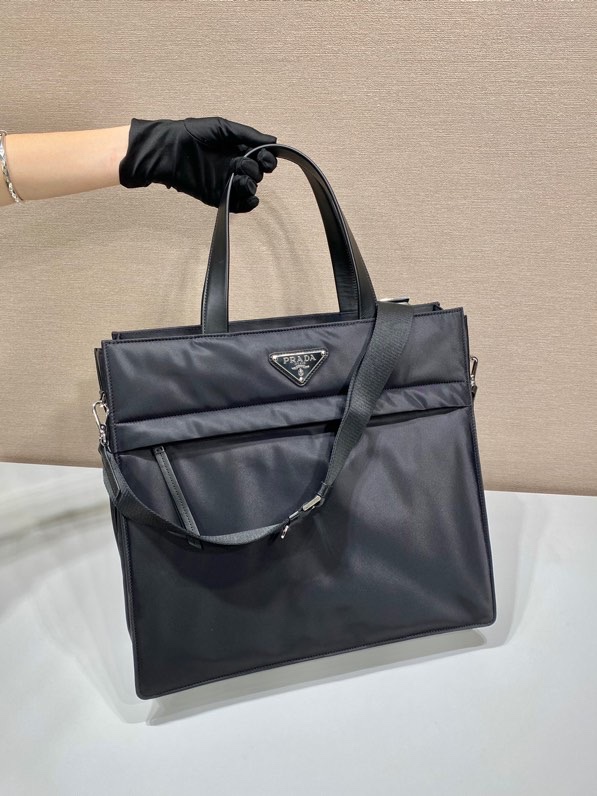 プラダ Re-Nylon トートバッグ ブラック 詳細画像 3