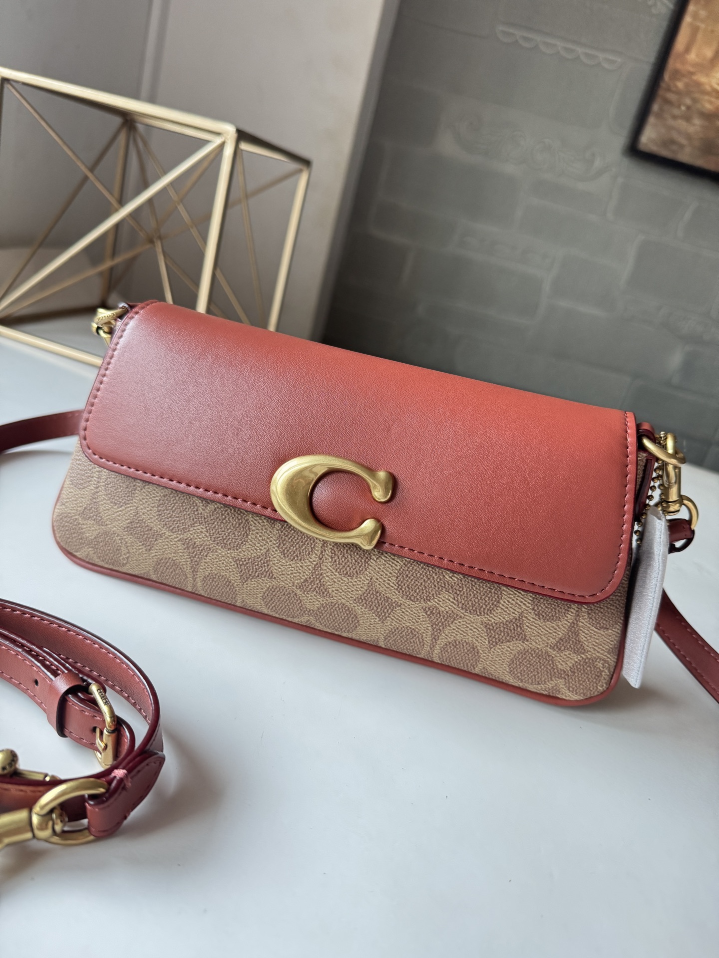 コーチ Jet Bag レザーショルダーバッグ 詳細画像 3