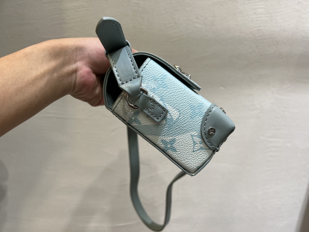ルイ・ヴィトン Steamer ミニハンドバッグ モノグラム アクアガーデン キャンバス グリーン 詳細画像 3