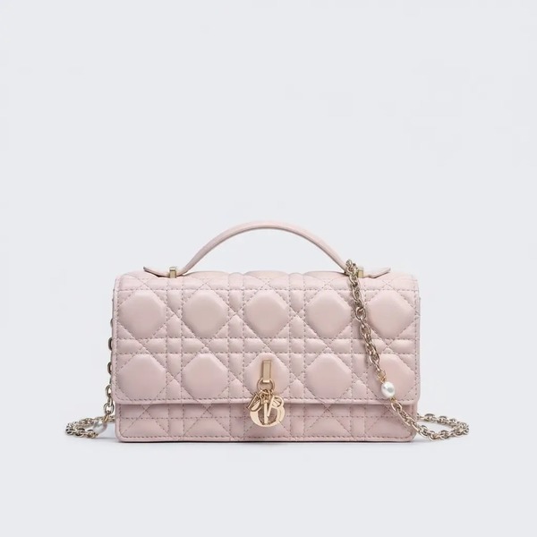 ディオール My Dior ミニバッグ ライトピンク S0980ONMJ_M030