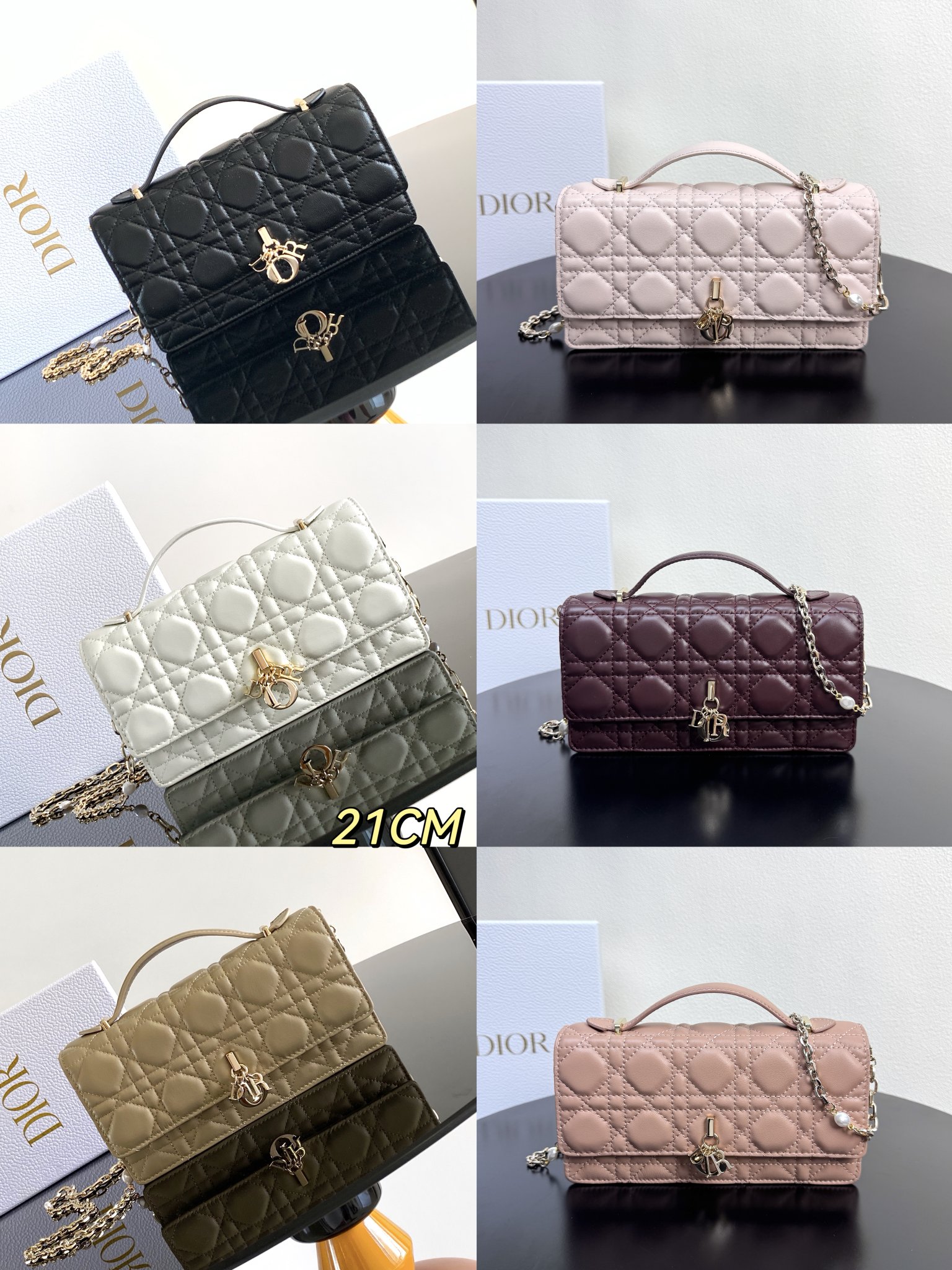 ディオール My Dior ミニバッグ ライトピンク S0980ONMJ_M030 詳細画像 1