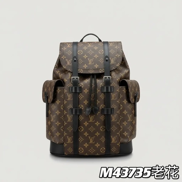 ルイ・ヴィトン クリストファー モノグラム キャンバス バックパック ブラウン