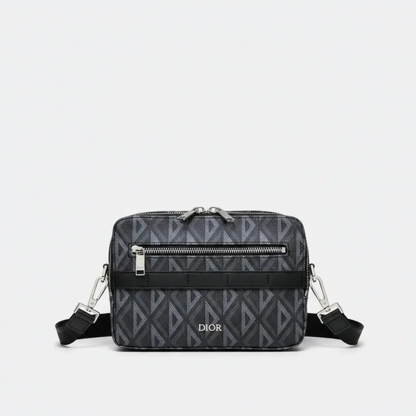 ディオール Homme カメラバッグ ショルダーバッグ ネイビーブラック
