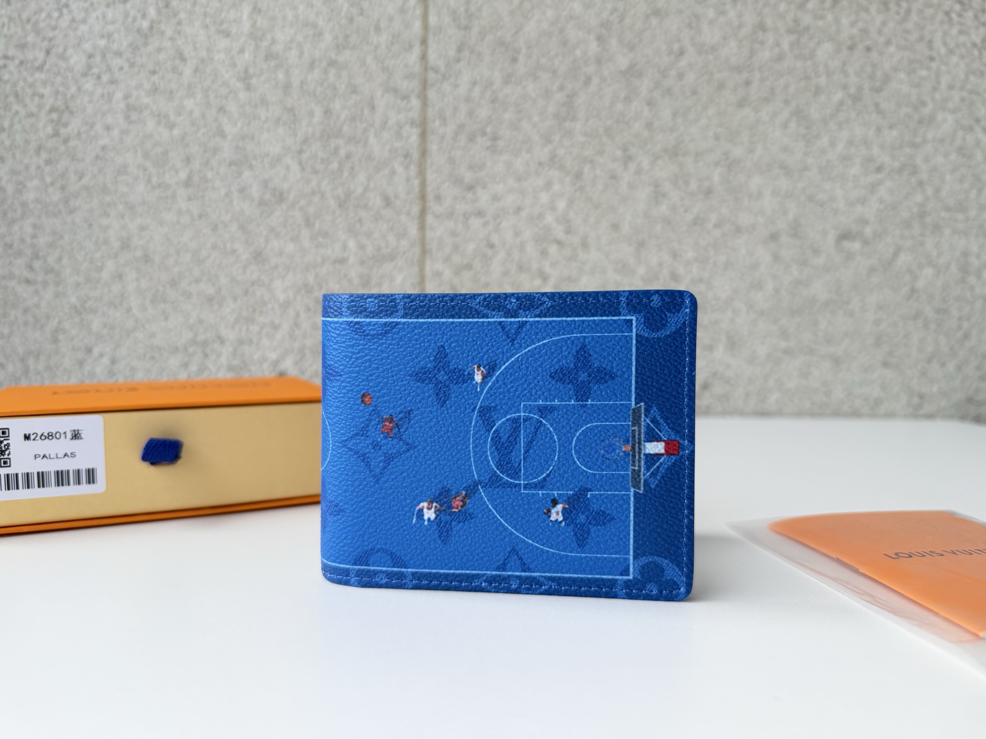 ルイ・ヴィトン Portefeuille Slender 二つ折り財布 ブルー M26801 詳細画像 3