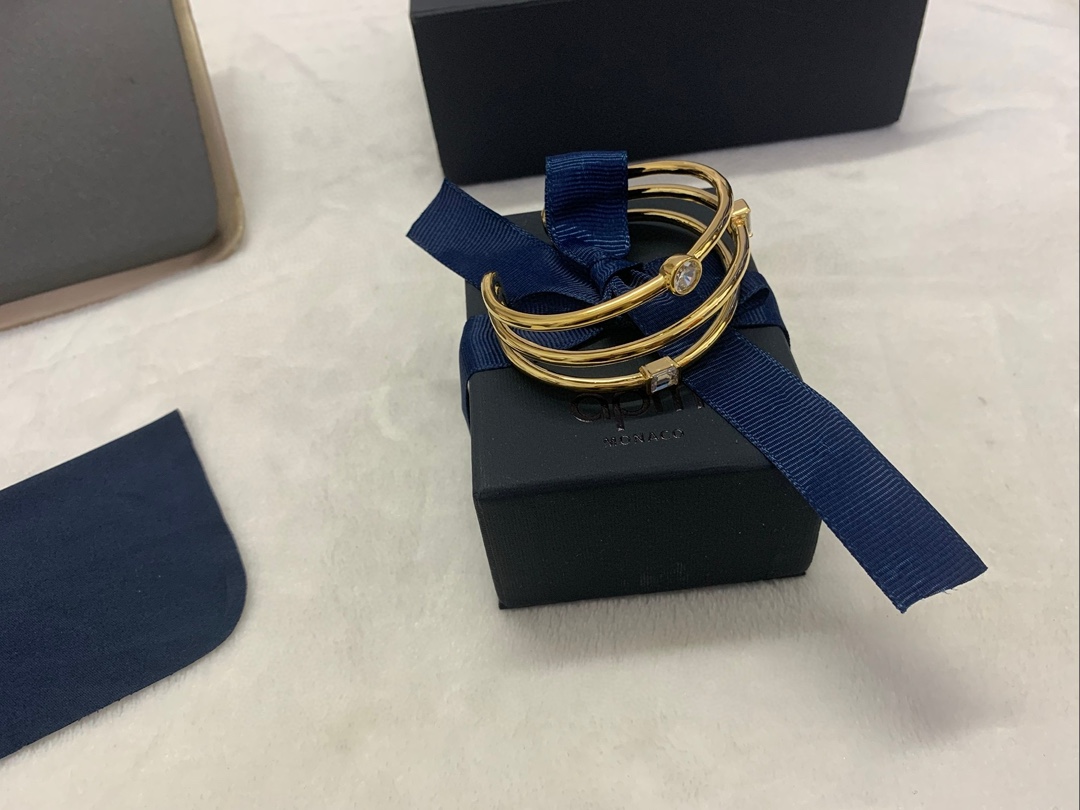 アーペーエム モナコ トリプルリング エクラ ブレスレット ゴールドイエロー 詳細画像 3