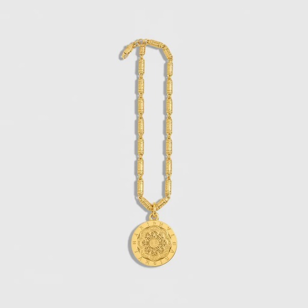 ブルガリ ディーヴァ ドリーム ネックレス 18K イエローゴールド メダリオンペンダント
