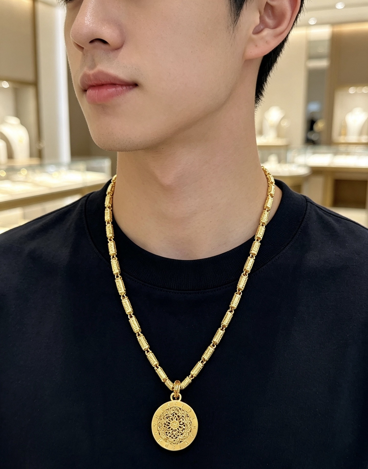ブルガリ ディーヴァ ドリーム ネックレス 18K イエローゴールド メダリオンペンダント 詳細画像 3
