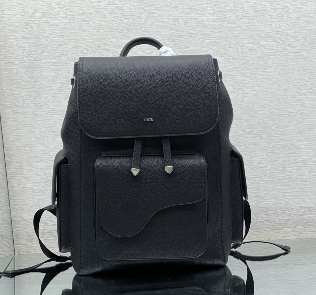 ディオール Saddle バックパック ブラック 詳細画像 2