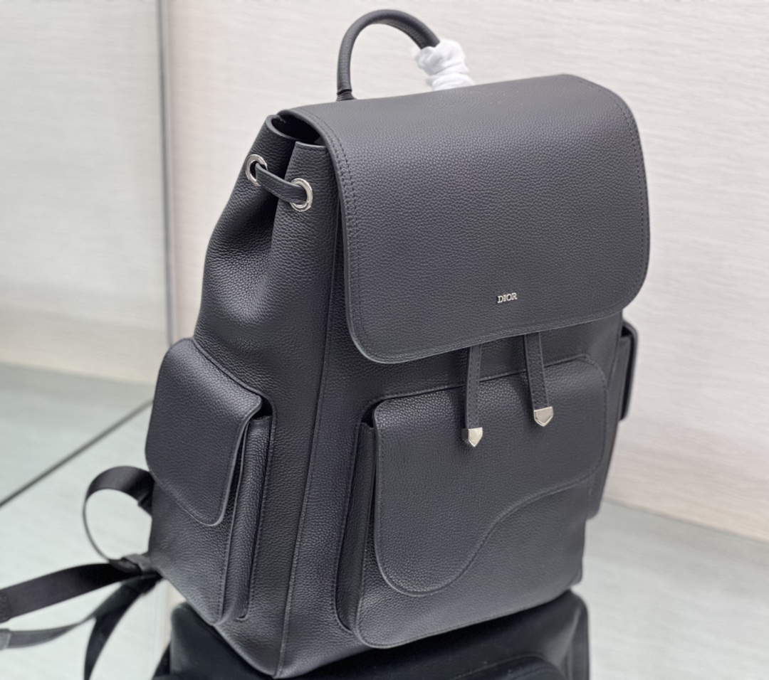 ディオール Saddle バックパック ブラック 詳細画像 3