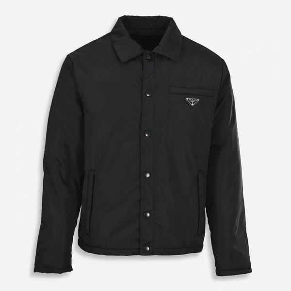 プラダ Re-Nylon 軽量中綿ジャケット ブラック
