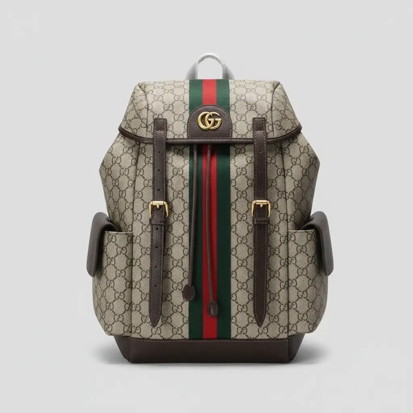 グッチ GG Supreme Ophidia バックパック ベージュブラウン