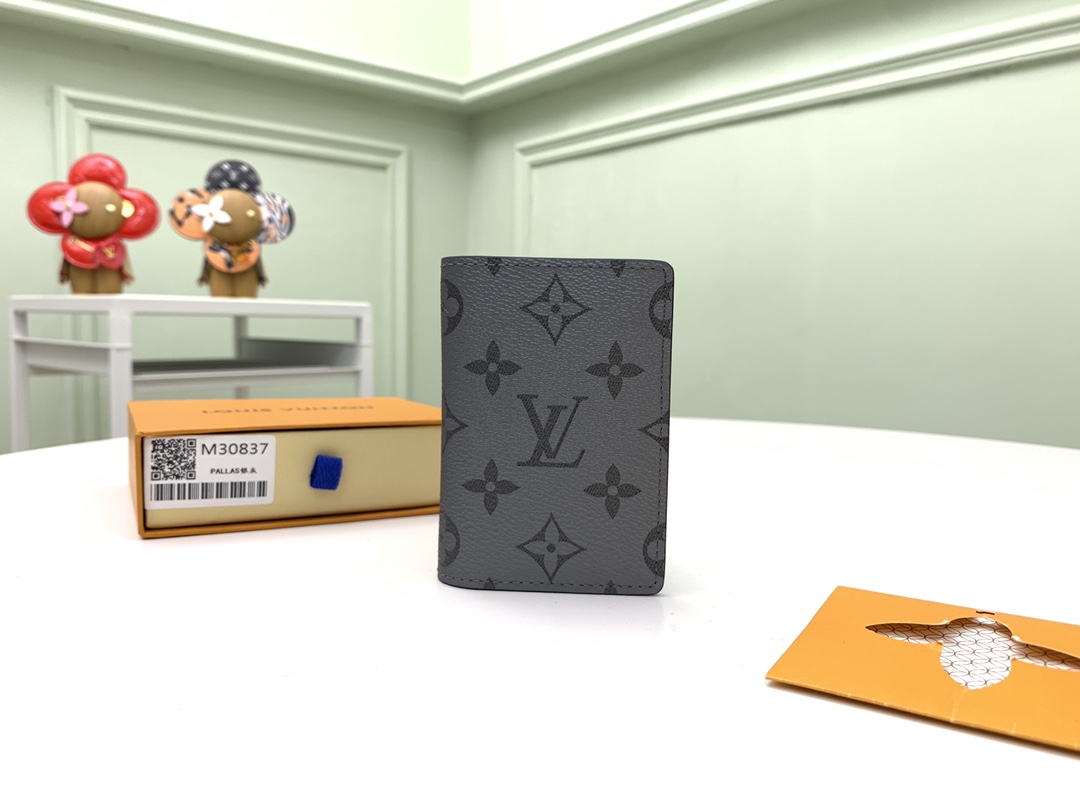 ルイ・ヴィトン モノグラム ポケットオーガナイザー グレー 詳細画像 1