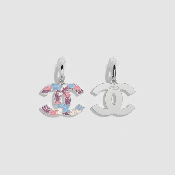 シャネル CCロゴ ドロップピアス マルチカラー