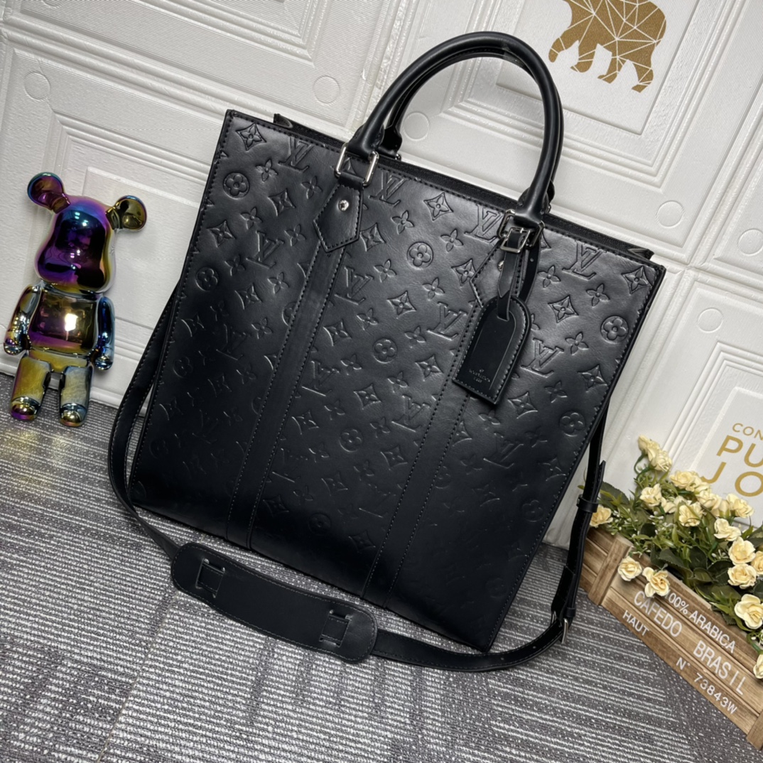 ルイ・ヴィトン Sac Plat モノグラム・エクリプス ブラック 詳細画像 1