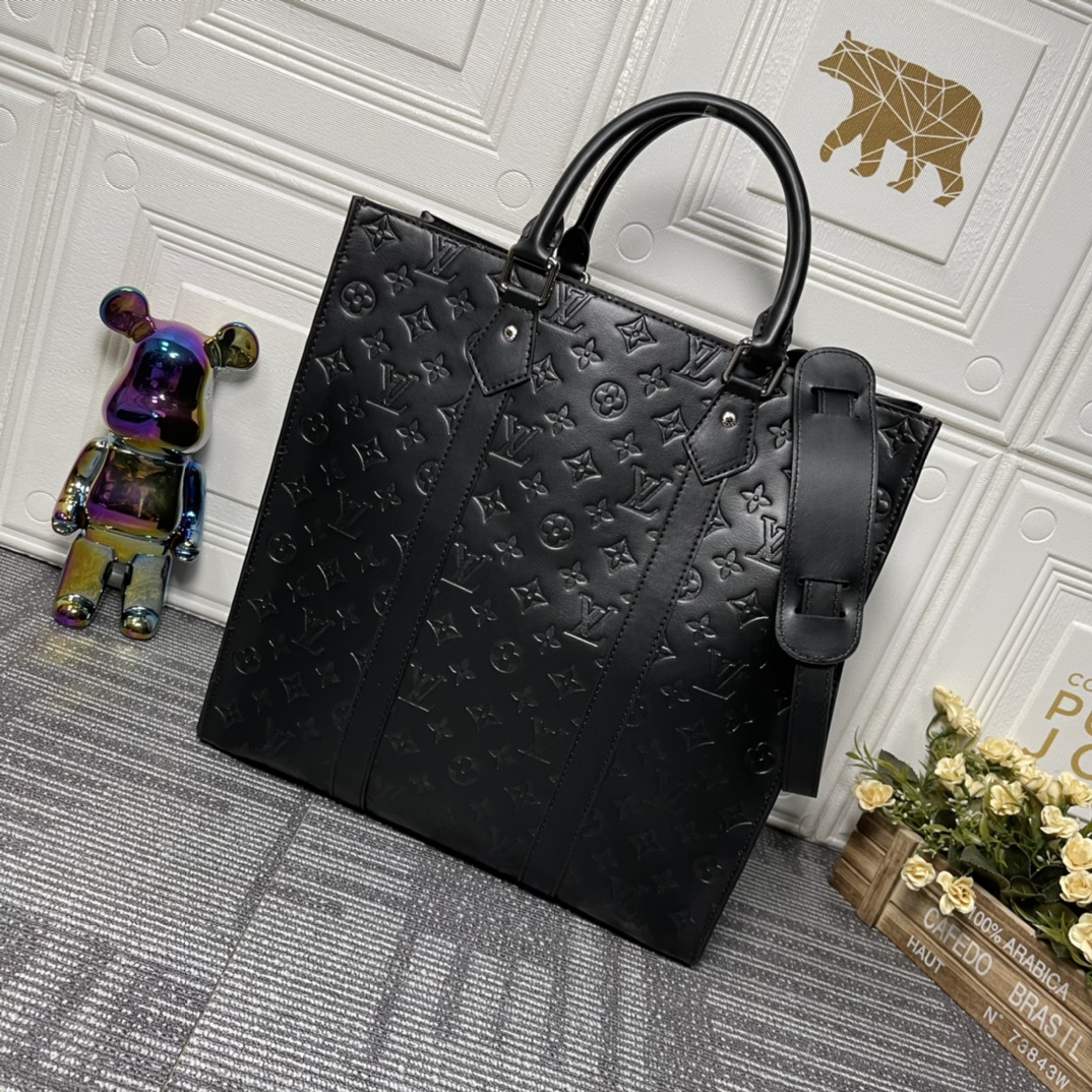 ルイ・ヴィトン Sac Plat モノグラム・エクリプス ブラック 詳細画像 3