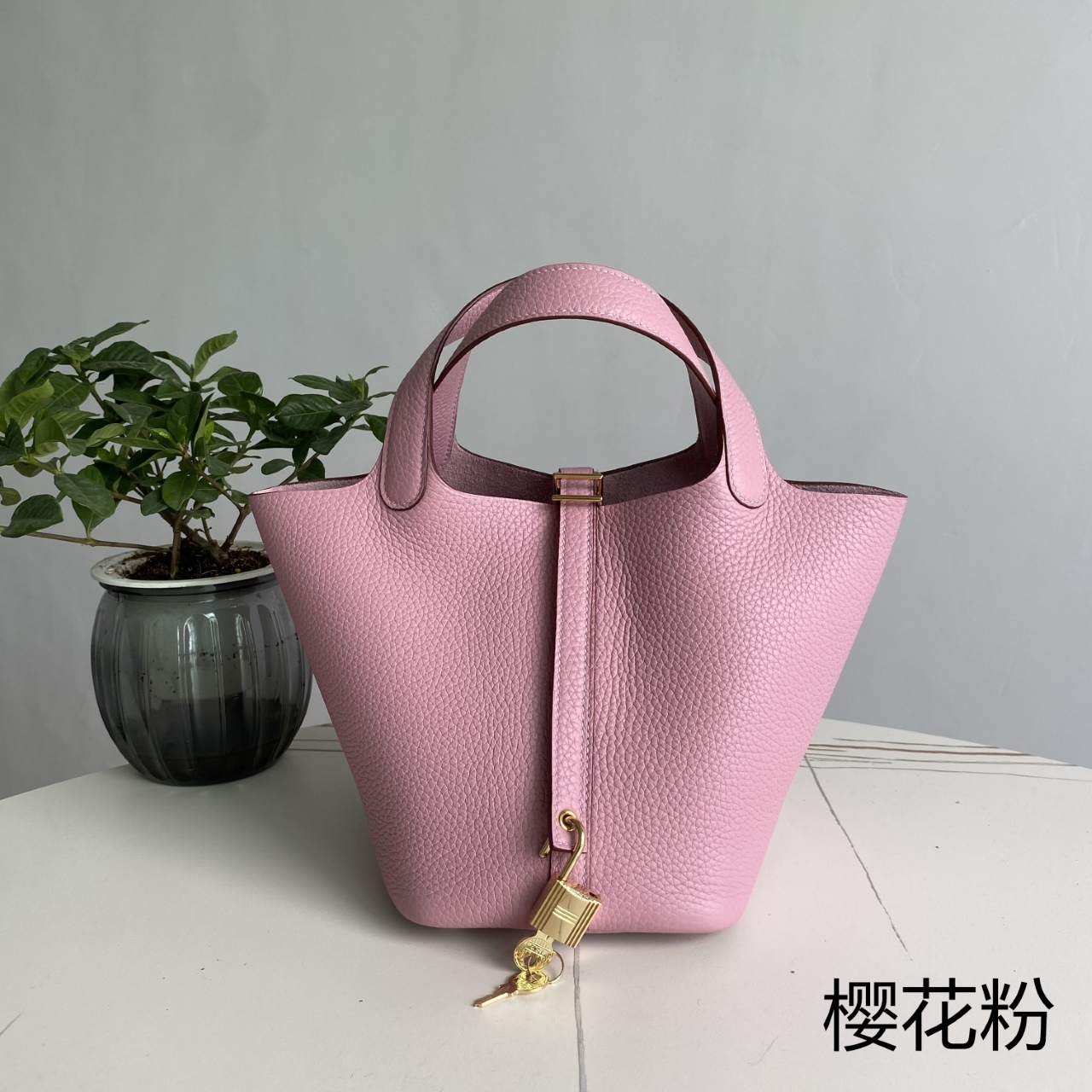 エルメス Picotin ハンドバッグ サクラピンク 18cm 詳細画像 2