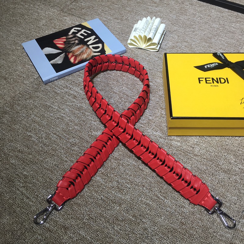 フェンディ STRAP YOU ショルダーストラップ レッド 詳細画像 1