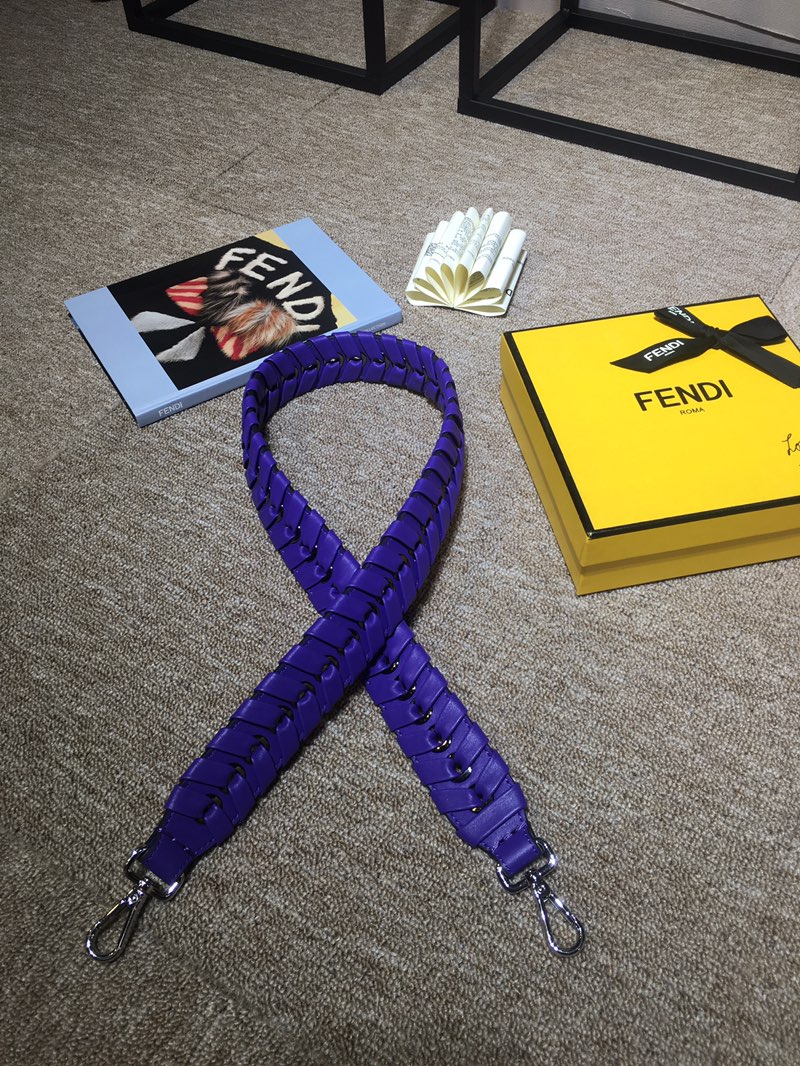 フェンディ STRAP YOU ショルダーストラップ ブルー 詳細画像 1