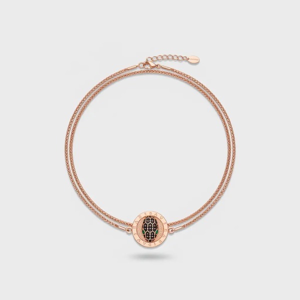 ブルガリ ディーヴァ ドリーム リングデザイン ペンダントネックレス 18K ローズゴールド
