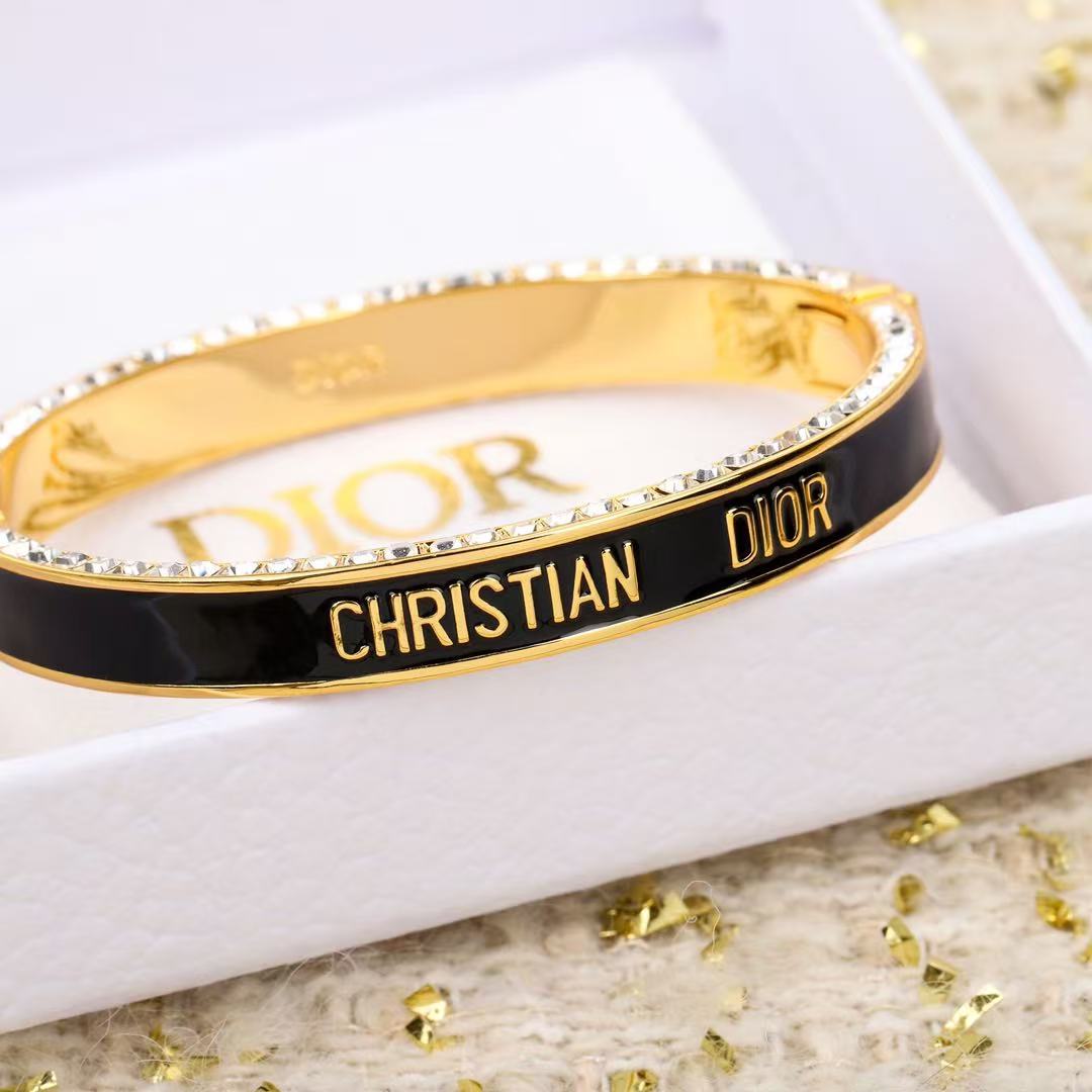 ディオール バングル ブレスレット ホワイトゴールドカラー 詳細画像 2