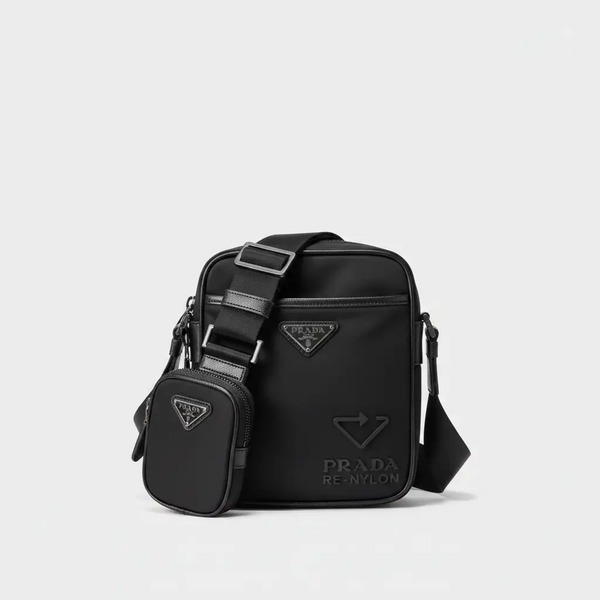 プラダ Re-Nylon 2点セット クロスボディ ショルダーバッグ ブラック