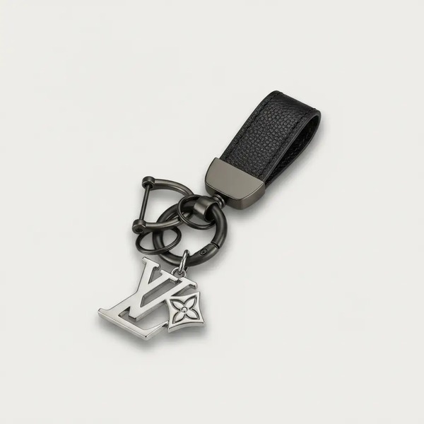 ルイ・ヴィトン LV キーホルダー バッグチャーム Anger Forest シリーズ ブラック