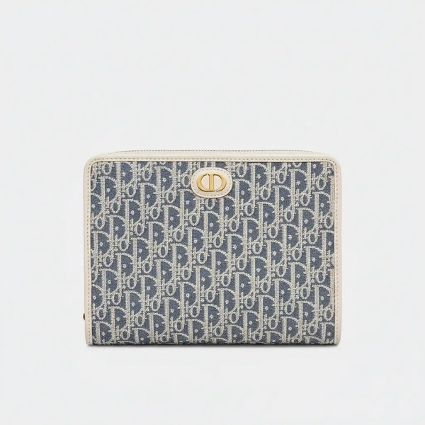 ディオール 30 Montaigne Dea クラッチバッグ ブルー S2107-31