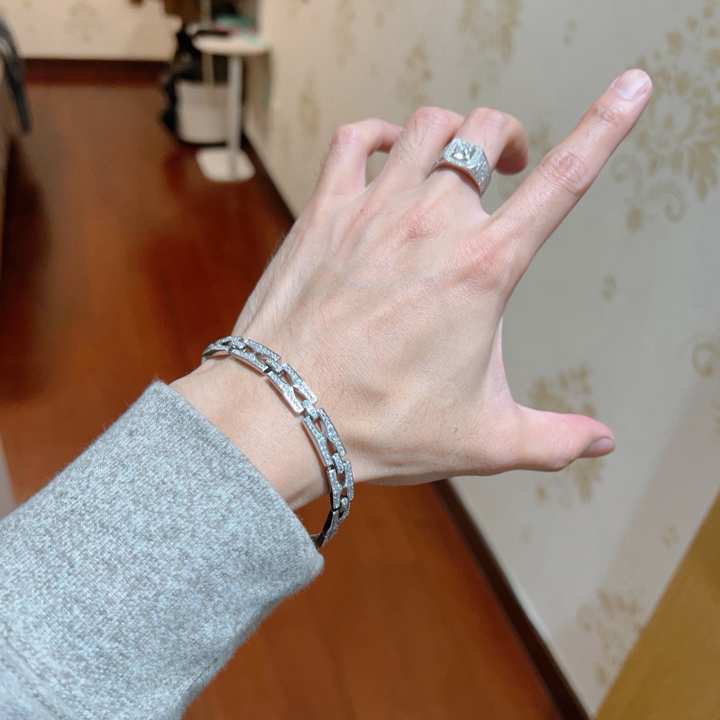 ブルガリ ディーヴァ ドリーム ブレスレット Vゴールド ハンドセッティング シルバー 詳細画像 3