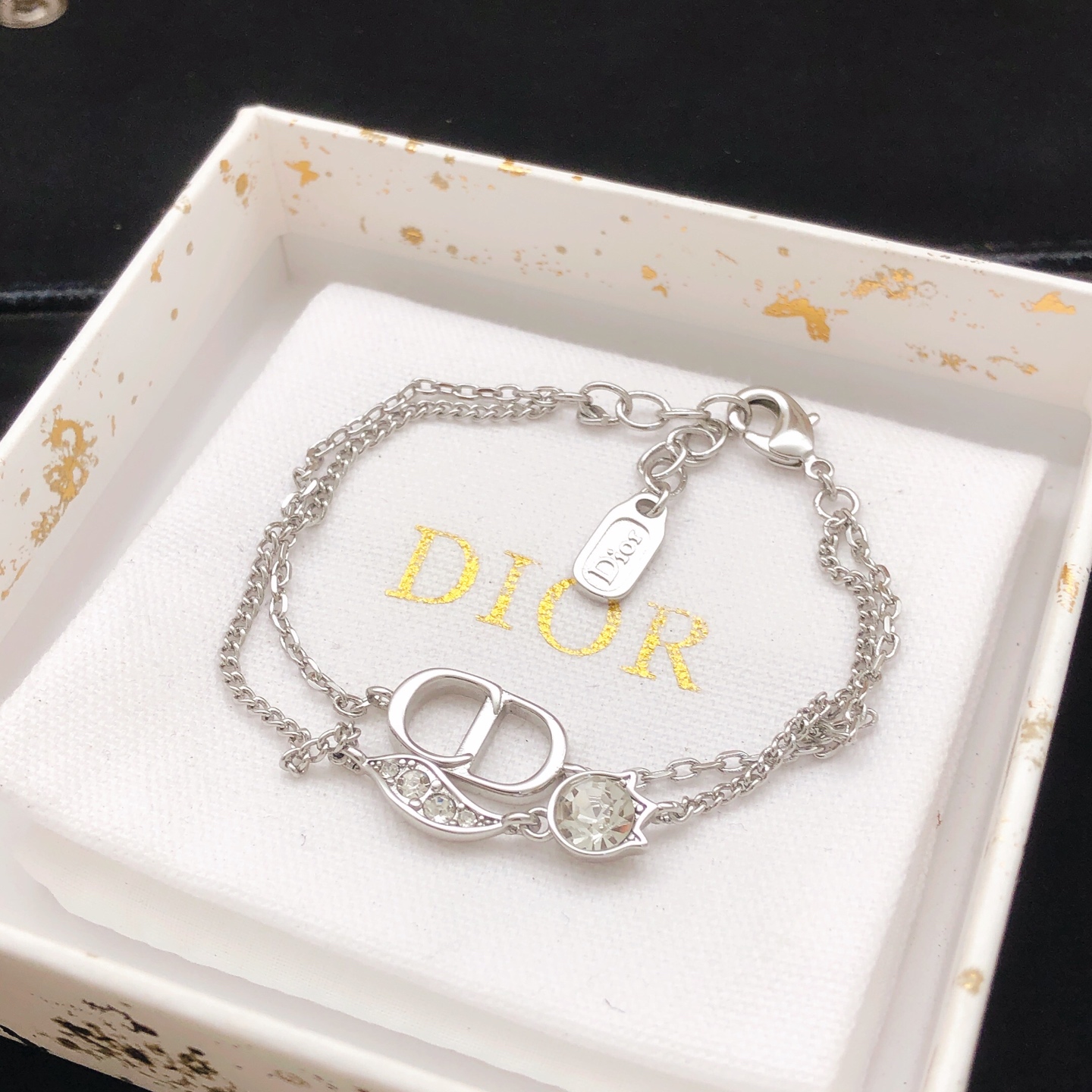 ディオール ダブルレイヤー ホースアイ ブレスレット 詳細画像 1