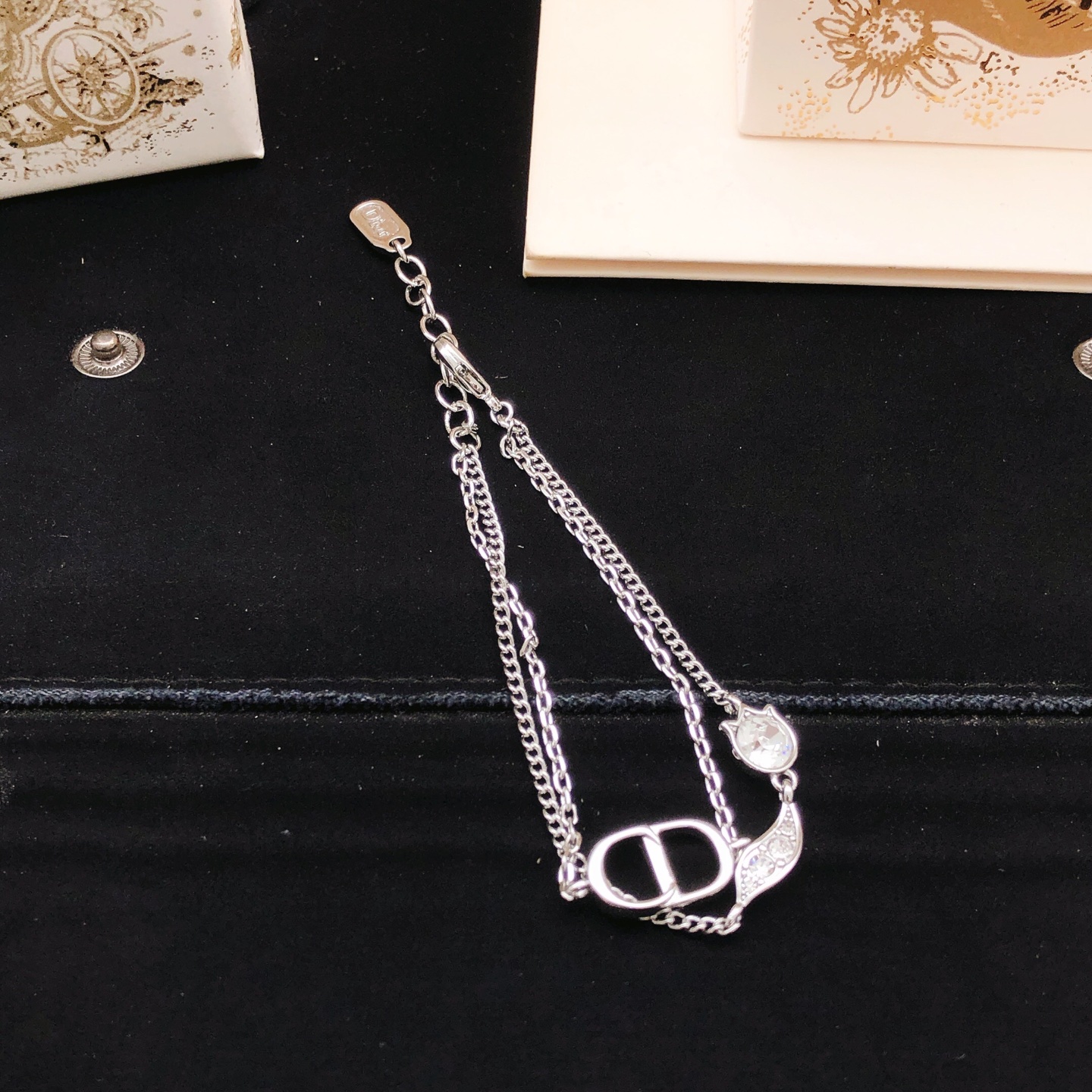 ディオール ダブルレイヤー ホースアイ ブレスレット 詳細画像 3