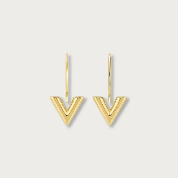 ルイ・ヴィトン Twig ピアス ゴールド