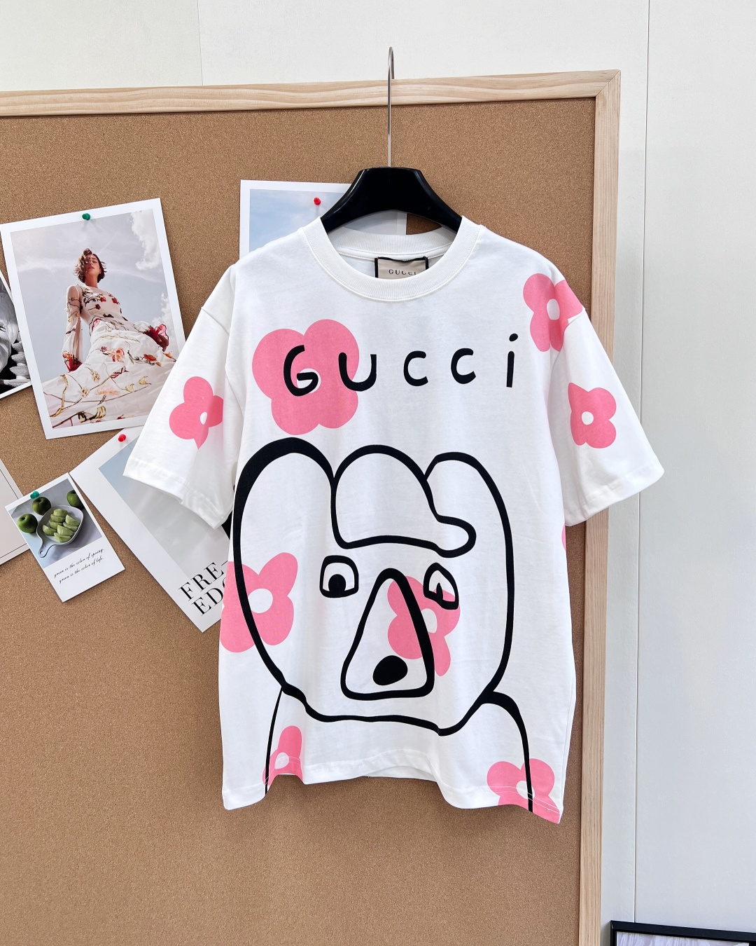グッチ カートゥーンプリント 半袖Tシャツ オフホワイト 詳細画像 1