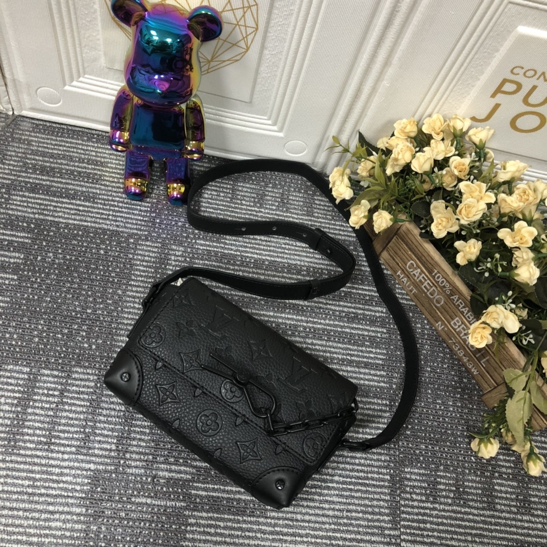 ルイ・ヴィトン Steamer メッセンジャーバッグ モノグラム・エクリプス キャンバス チェーン 詳細画像 1