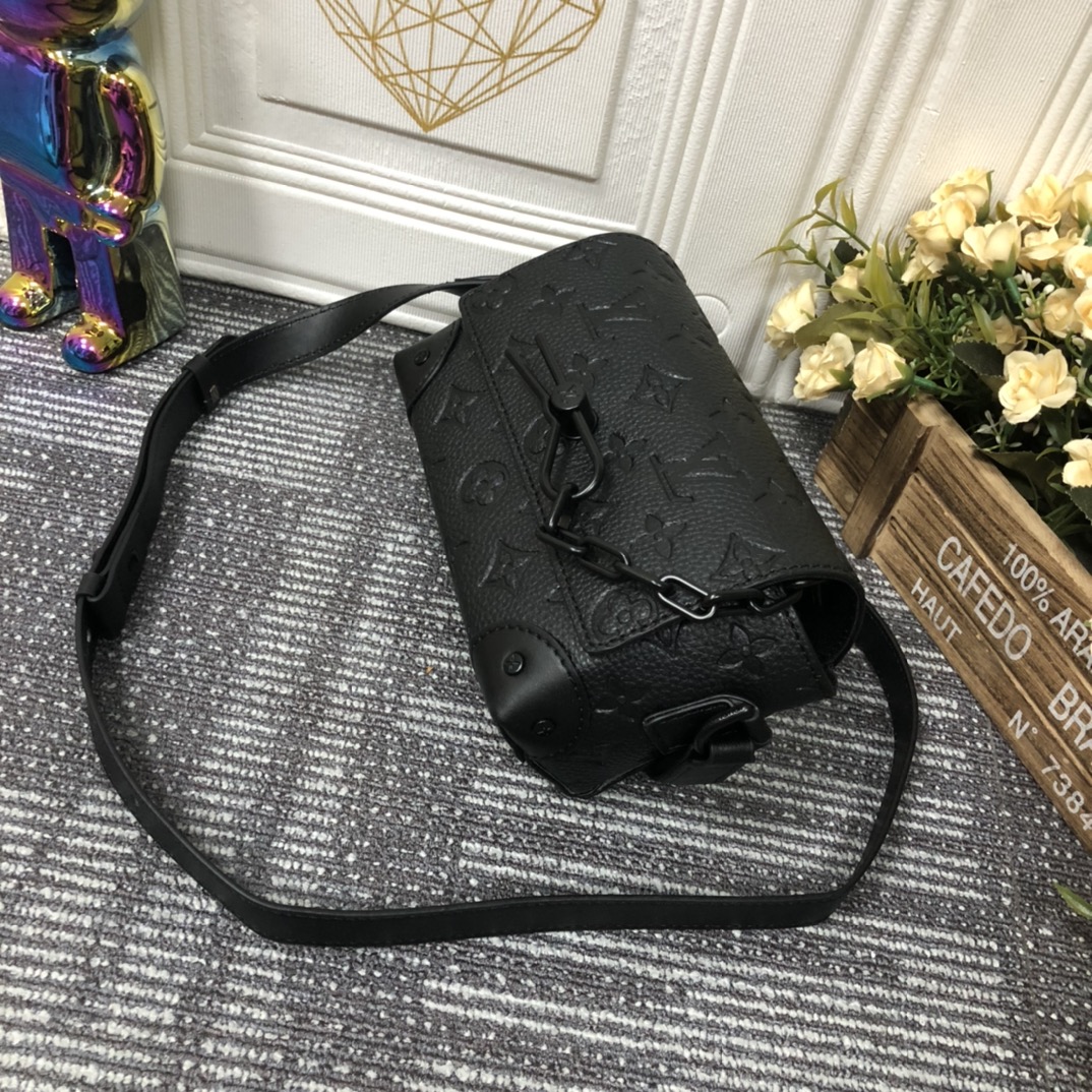 ルイ・ヴィトン Steamer メッセンジャーバッグ モノグラム・エクリプス キャンバス チェーン 詳細画像 3