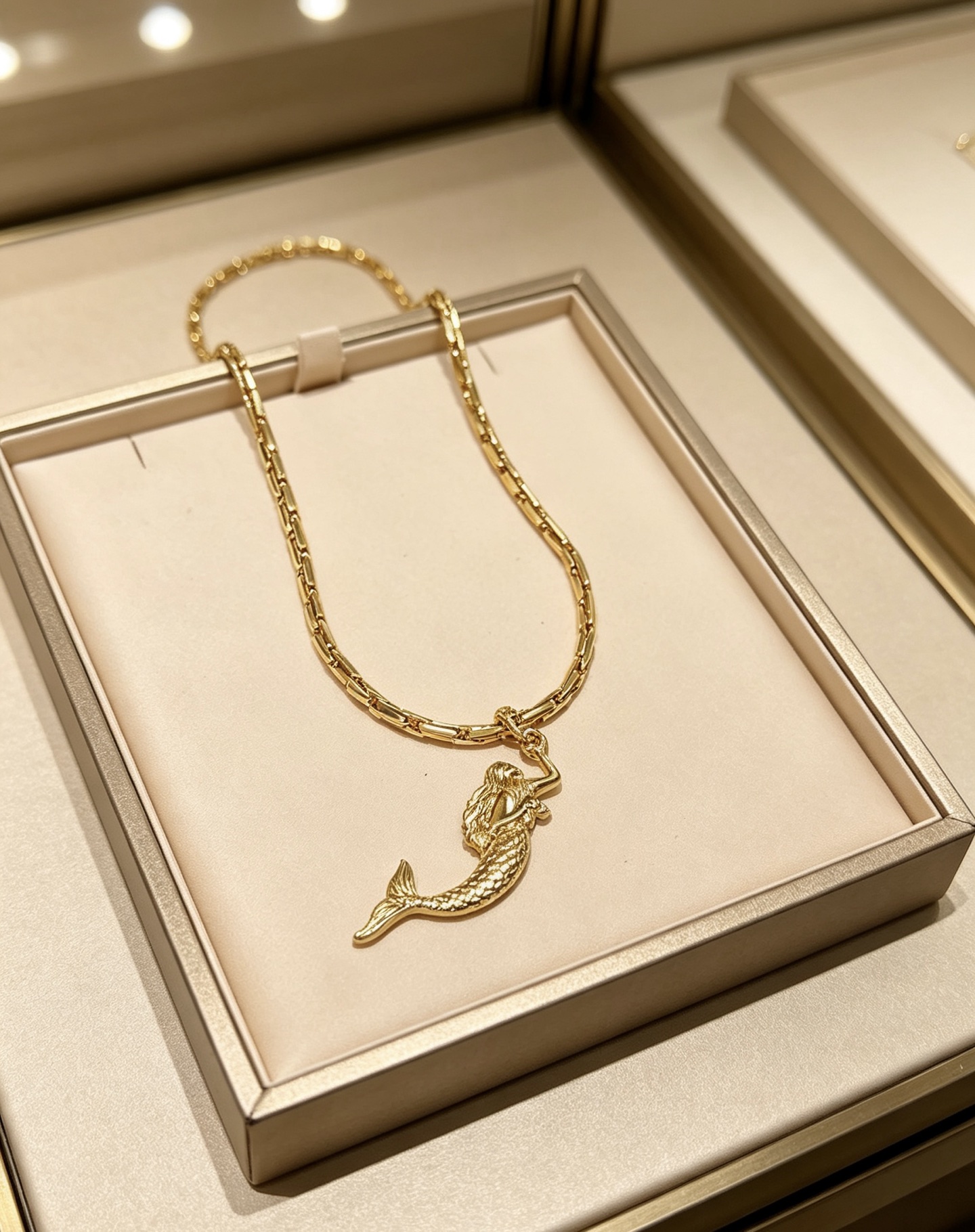 ブルガリ ディーヴァ ドリーム マーメイドペンダント チェーンネックレス 18K イエローゴールド 詳細画像 1
