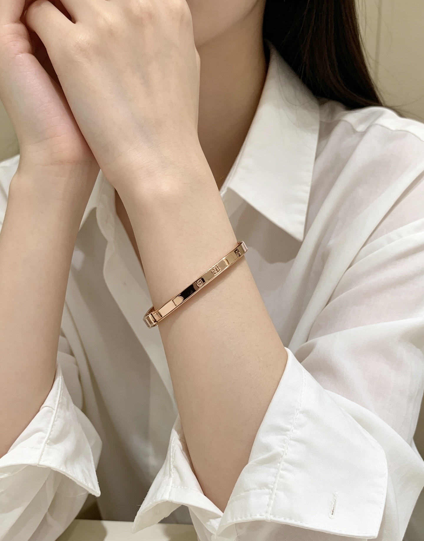ブルガリ Serpenti Viper バングルブレスレット ローズゴールド 詳細画像 3