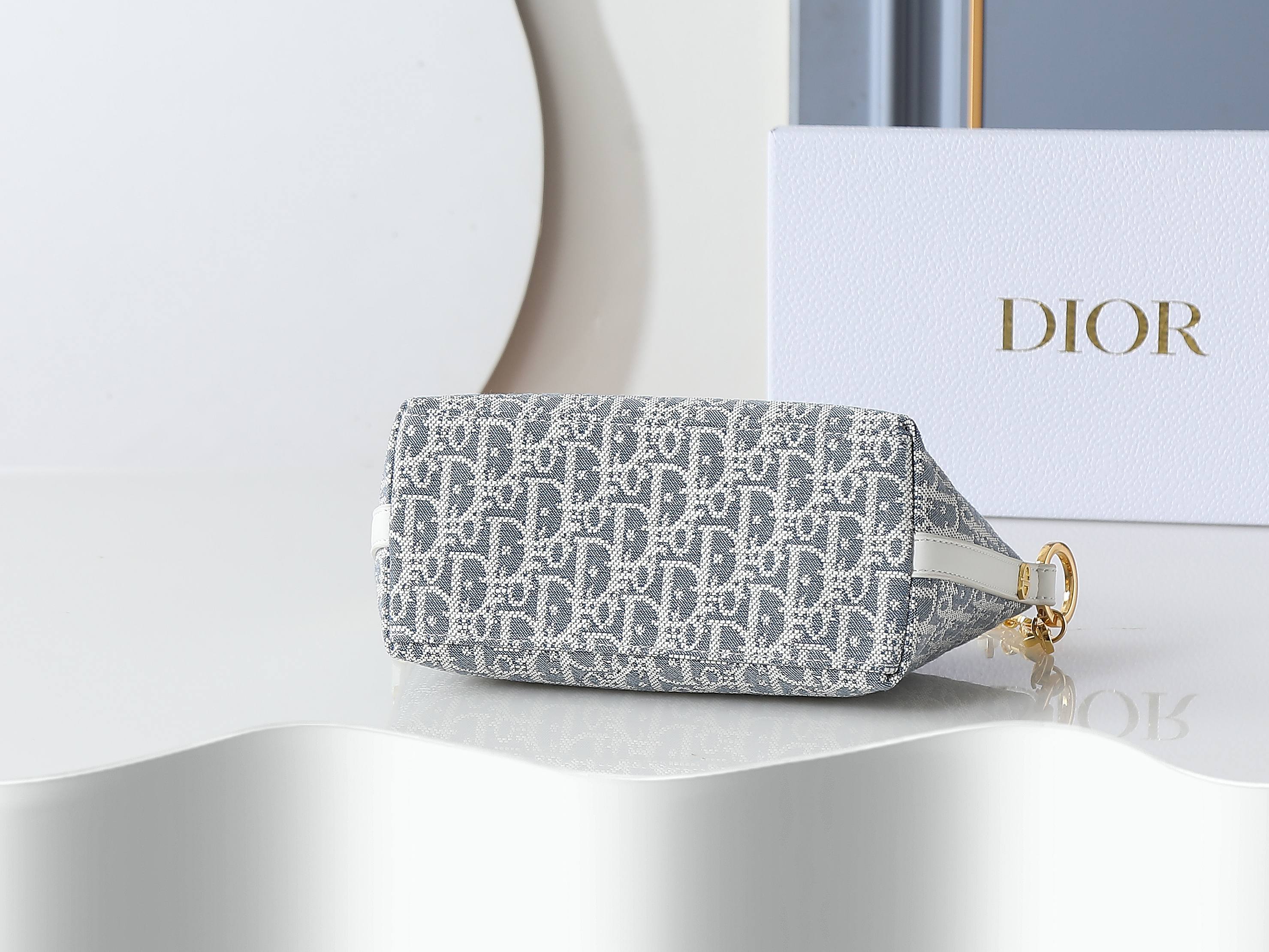 ディオール Diorstar ホーボー キャンバス チェーンショルダーバッグ アプリコット 詳細画像 3