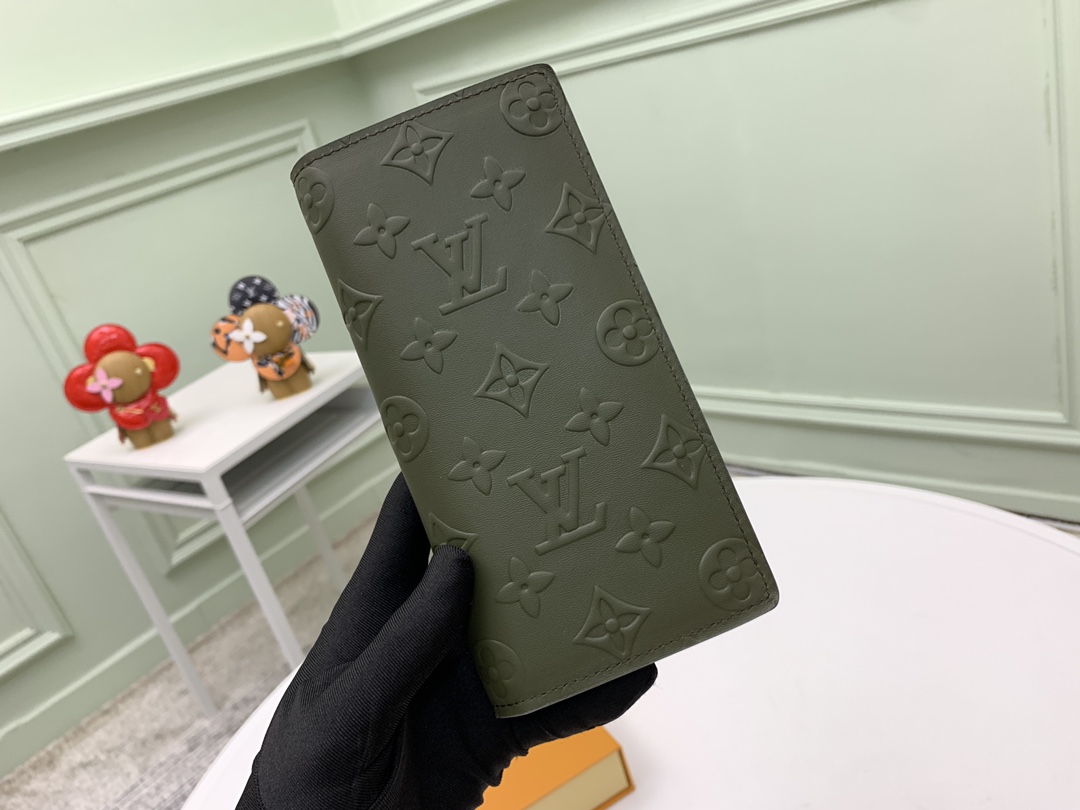 ルイ・ヴィトン ジッピー・ヴェルティカル ウォレット モノグラム・シール アーミーグリーン 詳細画像 3